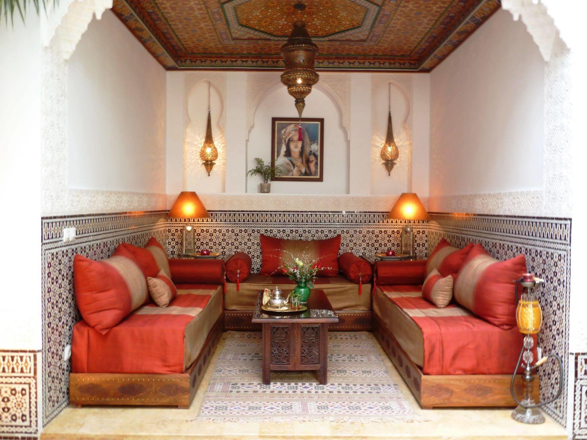 ホテル リヤド ビバ マラケシュ エクステリア 写真 A Moroccan salon